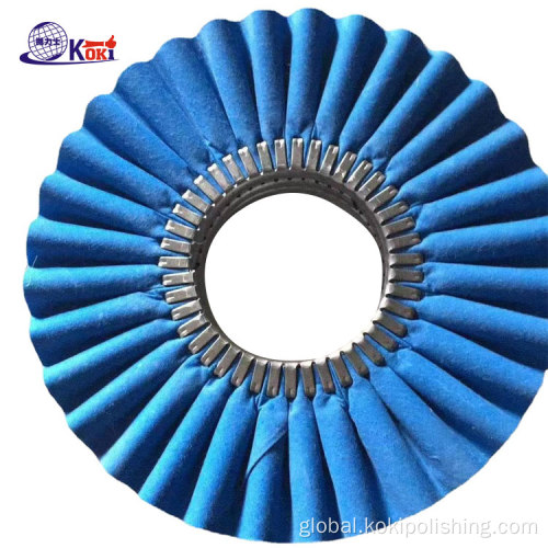 Stainless Steel Buffing Wheel Factory Price Polishing cotton cloth Wheel wave cloth wheel Abrasive Wheel Polishing mop Manufactory